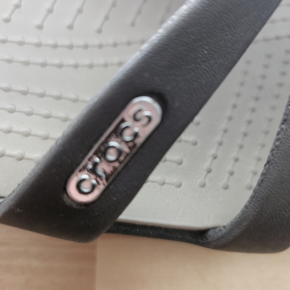 Crocs Rhonda Strappy Wedge Strappy Slide Sandal Womens Size 8 Brown - Picture 8 of 11